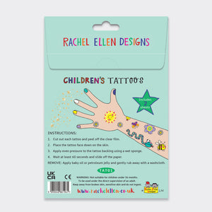 Rachel Ellen - Tatuajes Temporales Infantiles Love Our Planet