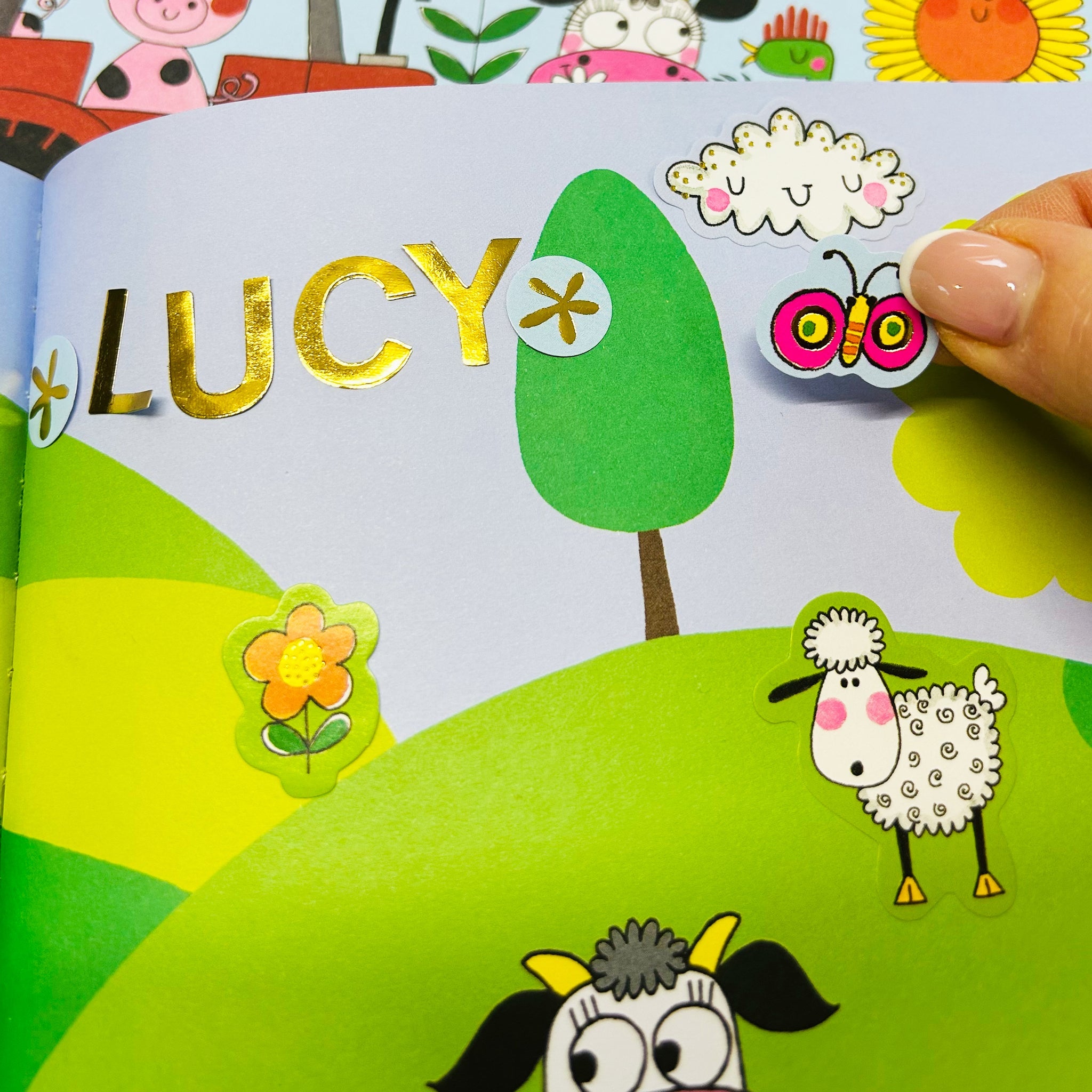 Rachel Ellen - En la Granja Libro de pegatinas, colorear y actividades