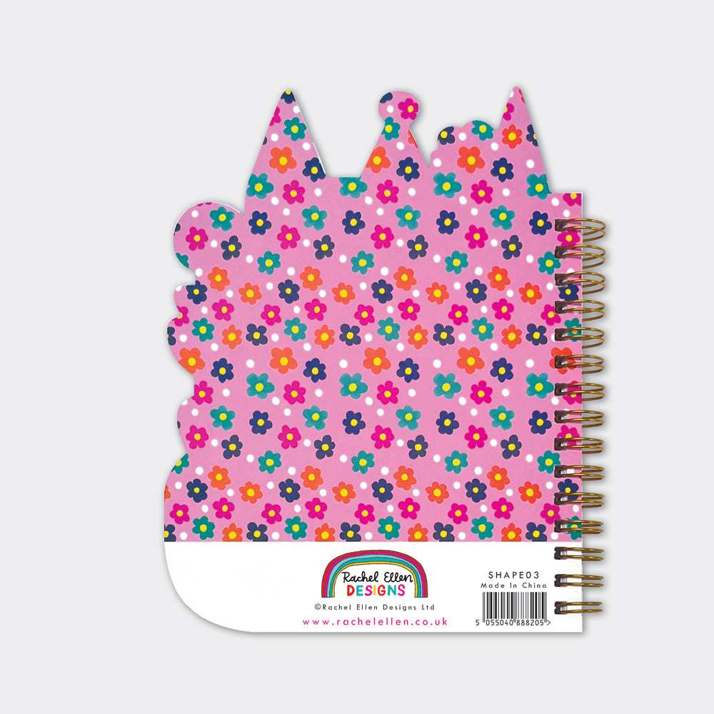 Rachel Ellen - Cuaderno de tapa dura en forma de gato Purr-fect