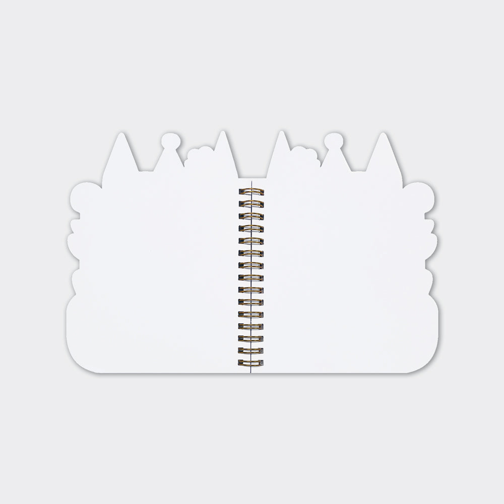 Rachel Ellen - Cuaderno de tapa dura en forma de gato Purr-fect