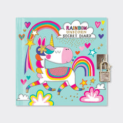 Rachel Ellen - Diario Secreto con Candado Rainbow Unicorn