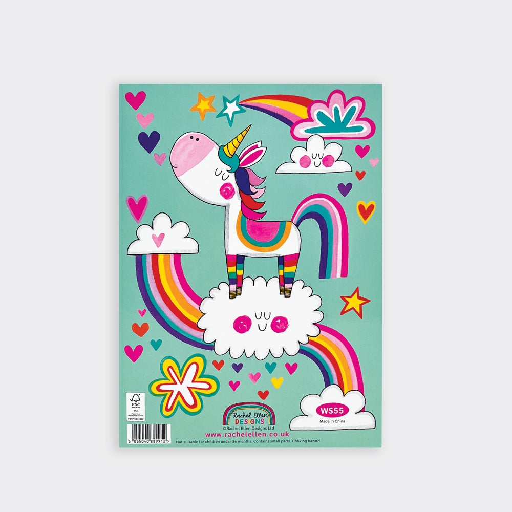 Rachel Ellen - Set de escritura Unicornio arcoíris
