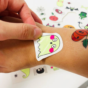 Rachel Ellen - Tatuajes temporales infantiles de Halloween espeluznantes