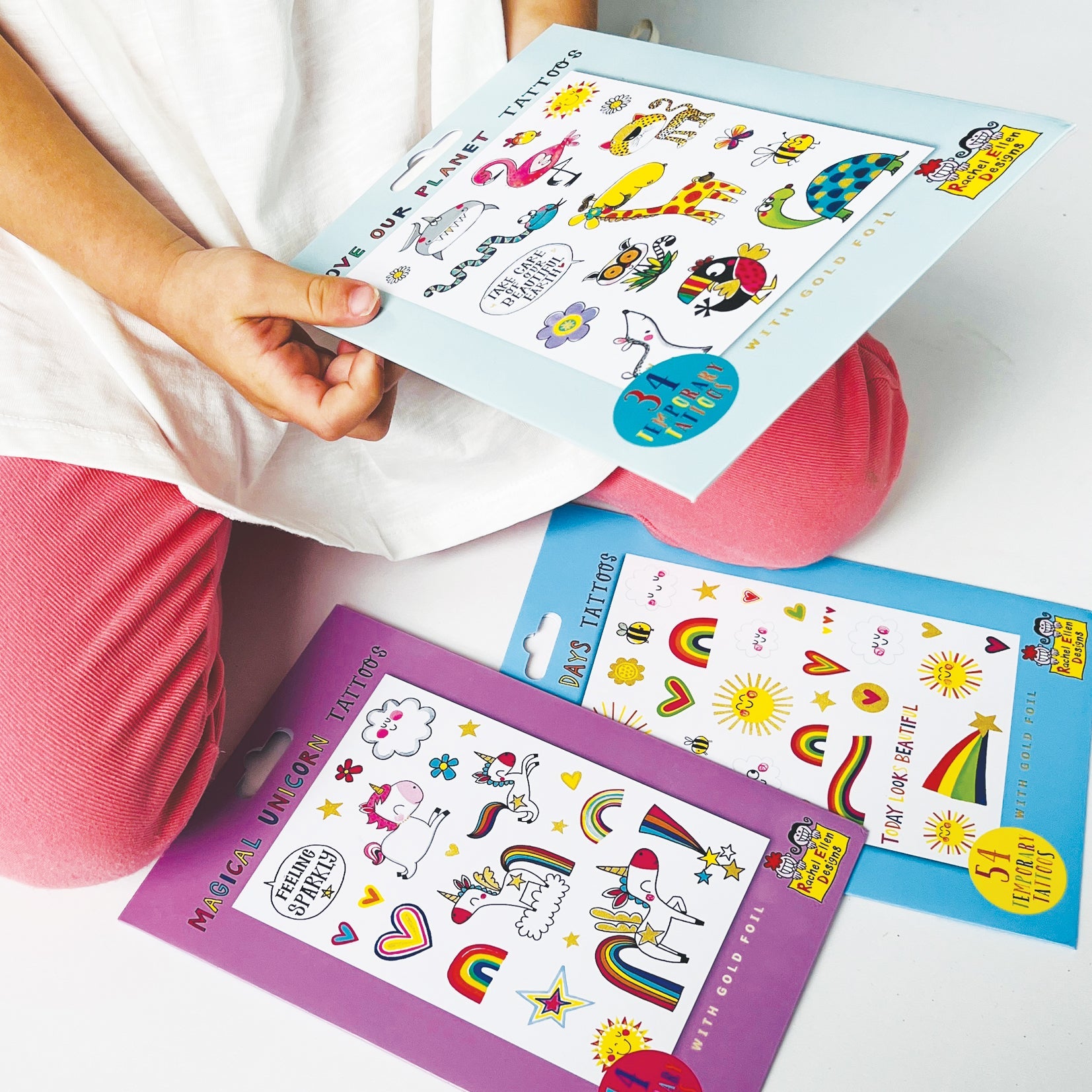 Rachel Ellen - Tatuajes Temporales Infantiles Sunny Days