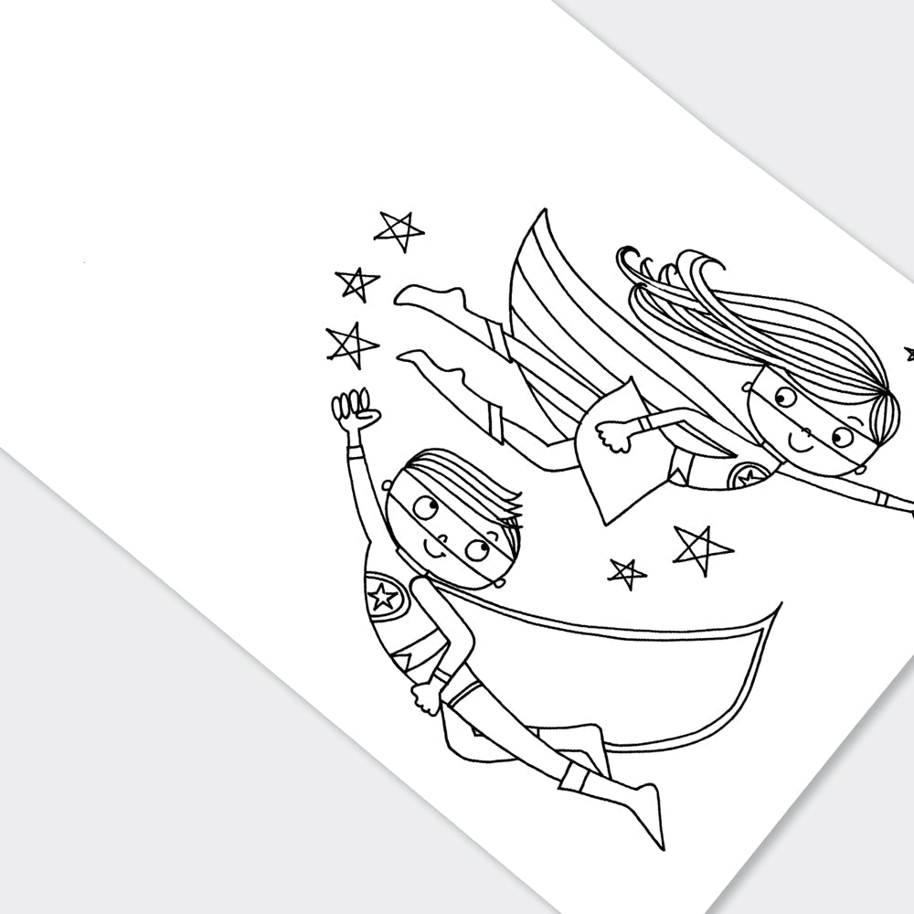 Rachel Ellen - Libro para colorear Superhéroe