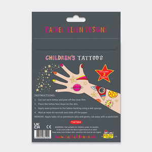 Rachel Ellen - To The Moon Tatuajes Temporales para Niños