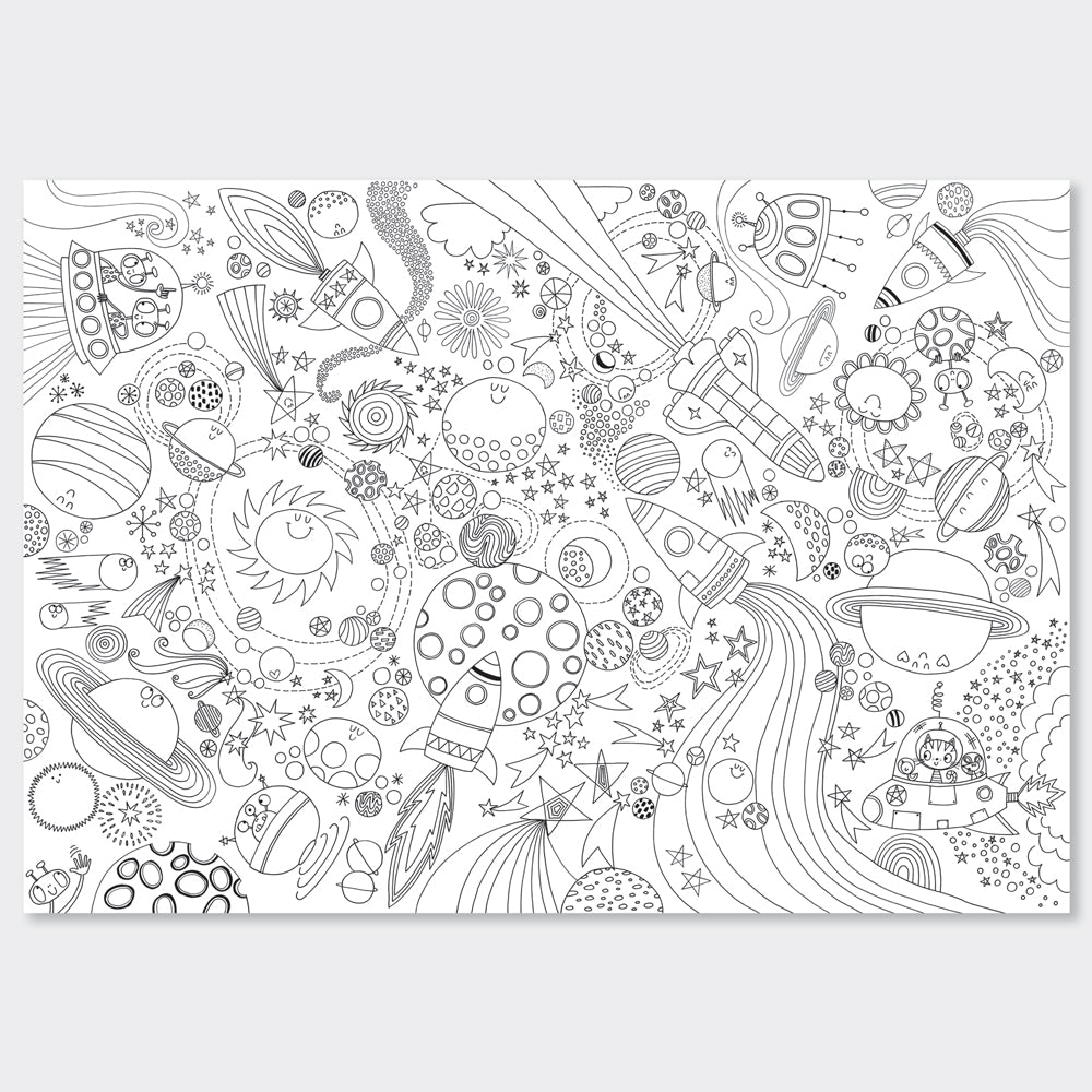Rachel Ellen - A la luna, láminas para colorear
