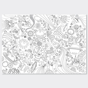 Rachel Ellen - A la luna, láminas para colorear