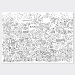 Rachel Ellen - Bajo el mar Pósteres gigantes para colorear