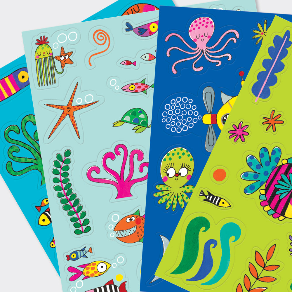 Rachel Ellen - Libros de pegatinas Bajo el mar