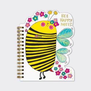 Rachel Ellen - Cuaderno de espiral con diseño de abeja zumbadora