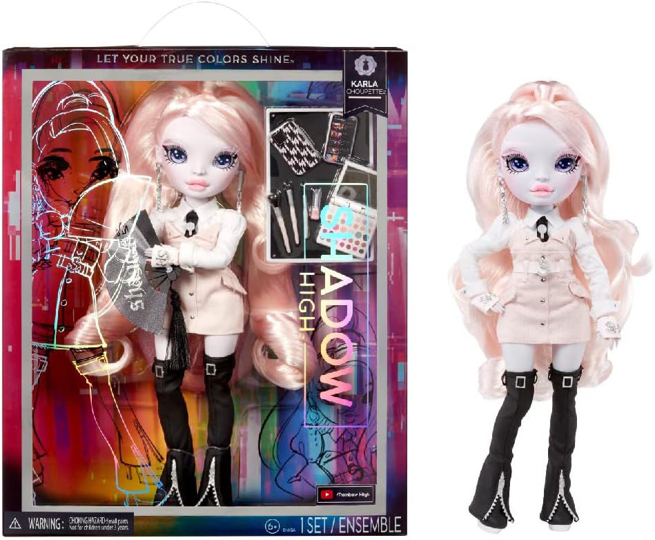 Rainbow High Shadow High - Juego de muñecas Karla Choupette