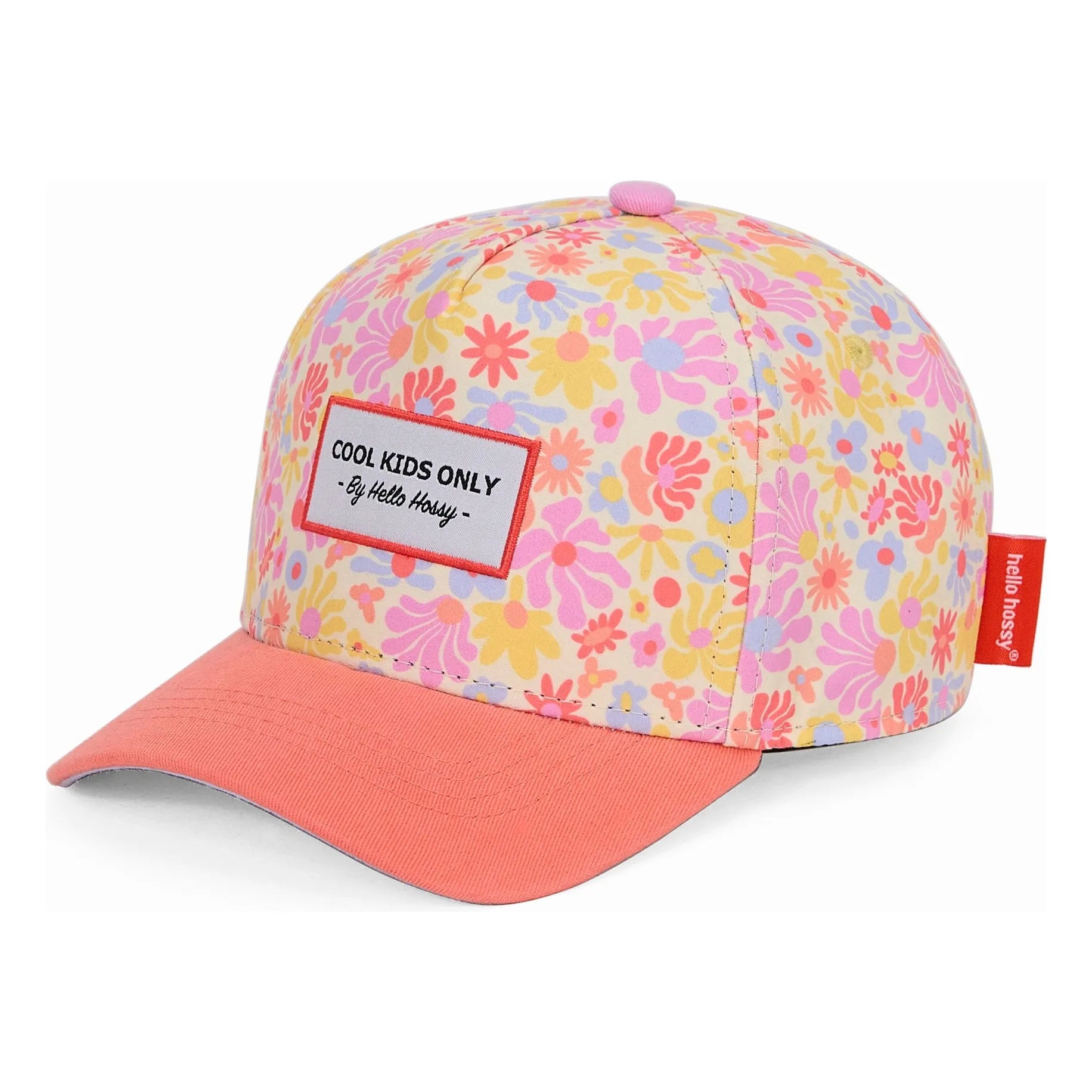 Hello Hossy - Gorra con visera curvada Retro Flowers | Rosa