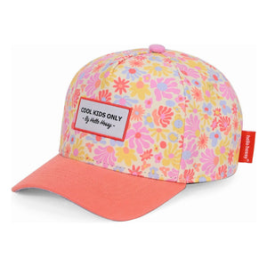 Hello Hossy - Gorra con visera curvada Retro Flowers | Rosa