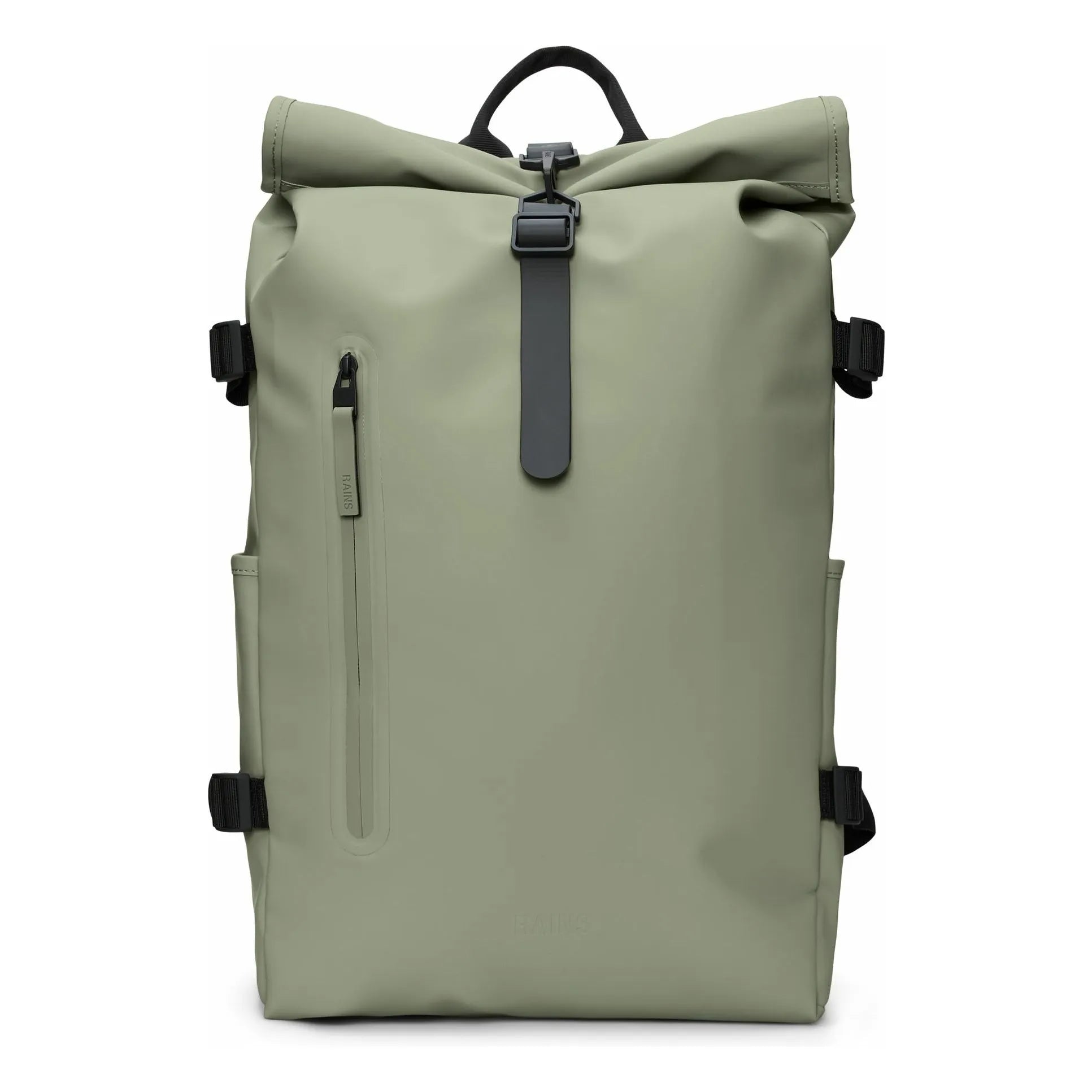 Rains - Mochila Rolltop Grande W3 | Caqui claro