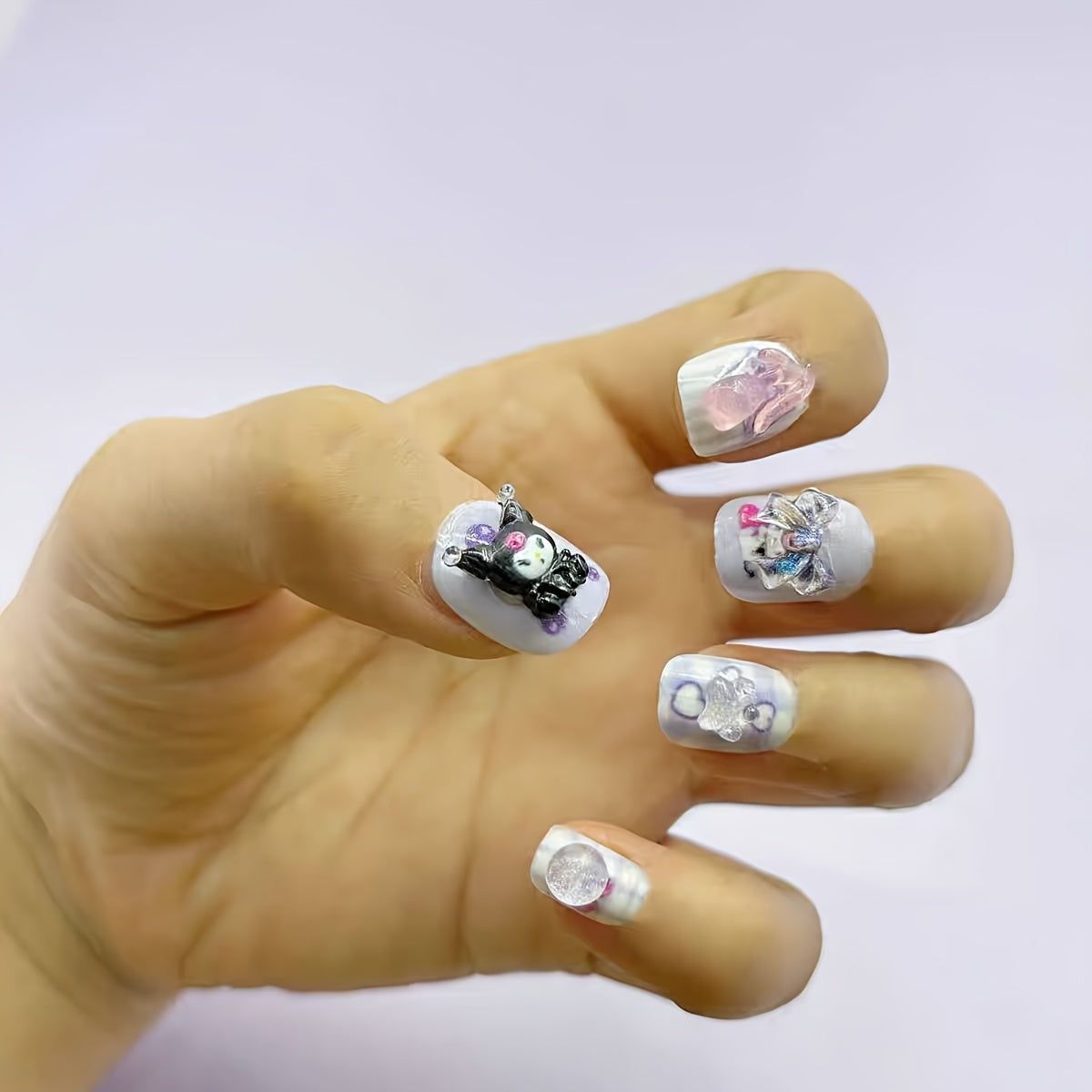 Sanrio - Set de Uñas para Niñas Kuromi