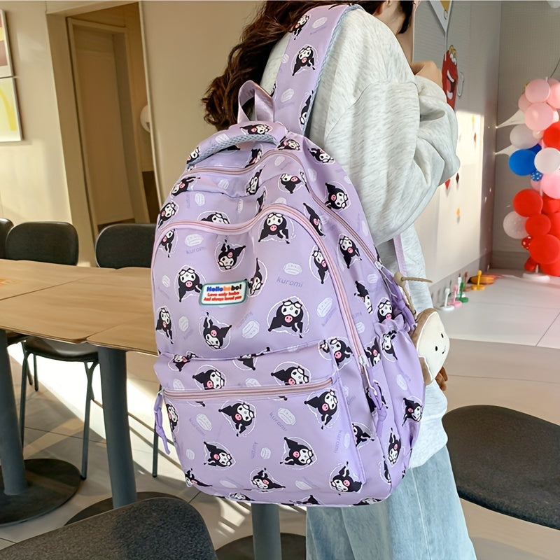 Sanrio - Mochila escolar Kuromi