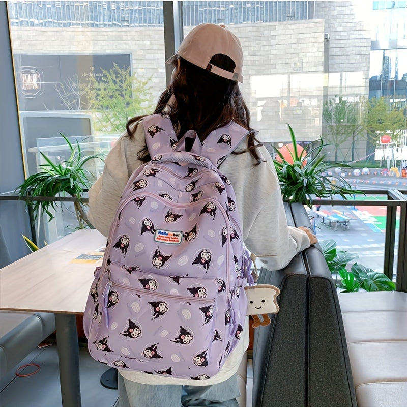 Sanrio - Mochila escolar Kuromi