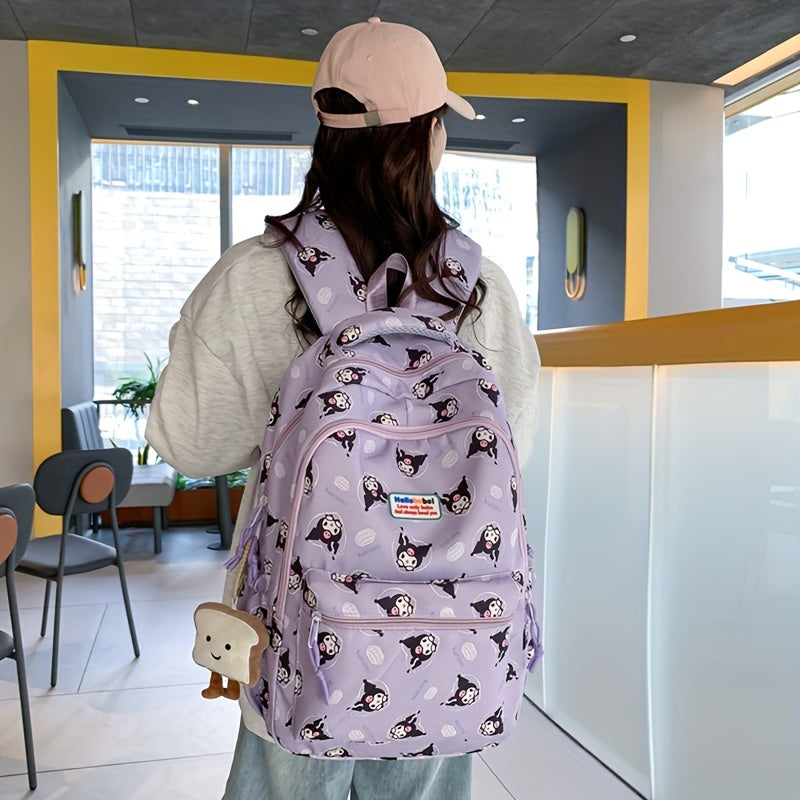 Sanrio - Mochila escolar Kuromi