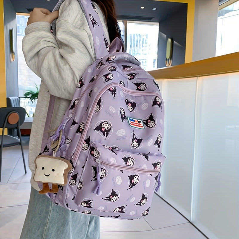 Sanrio - Mochila escolar Kuromi