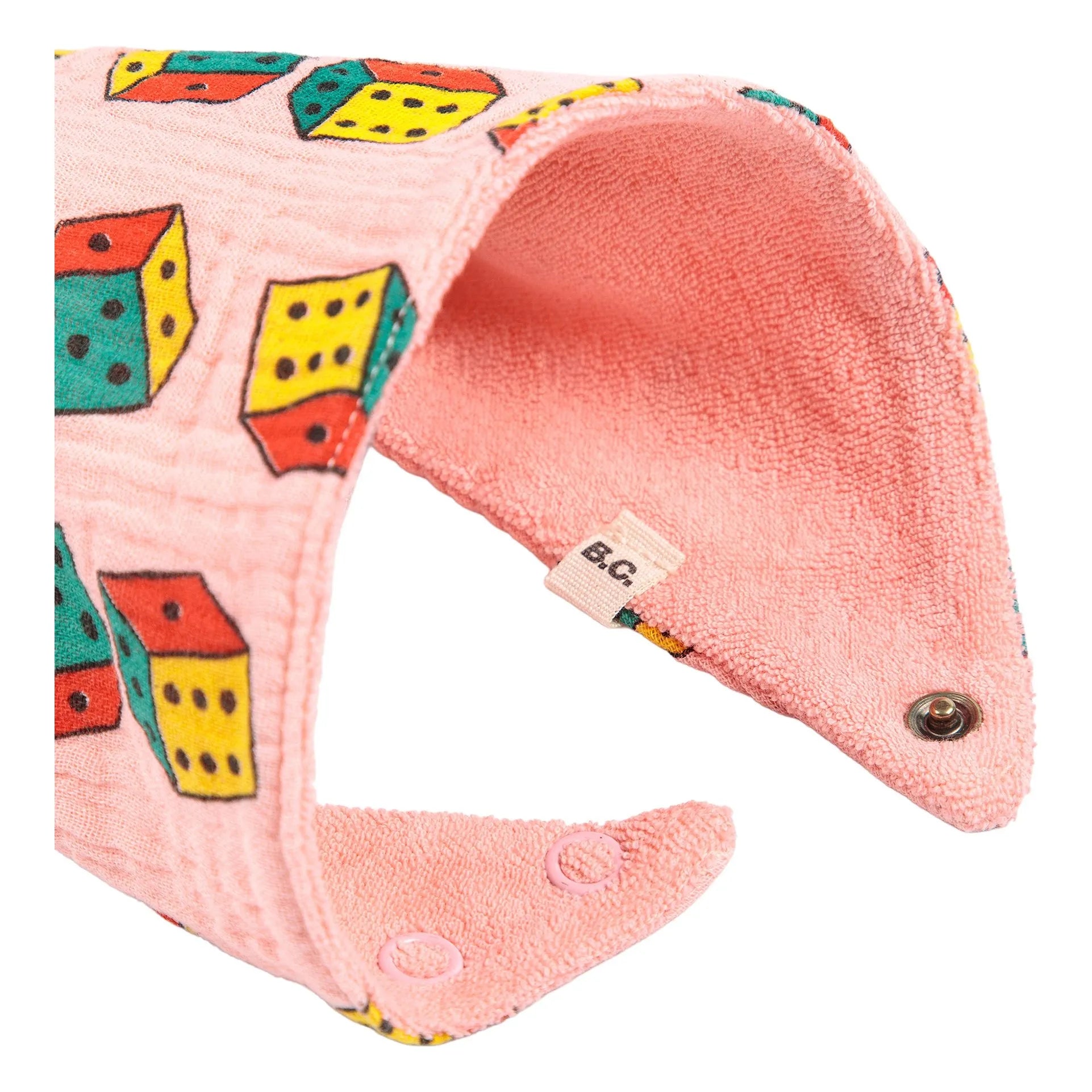 Bobo Choses - Set de 2 baberos de muselina de algodón orgánico | Rosa