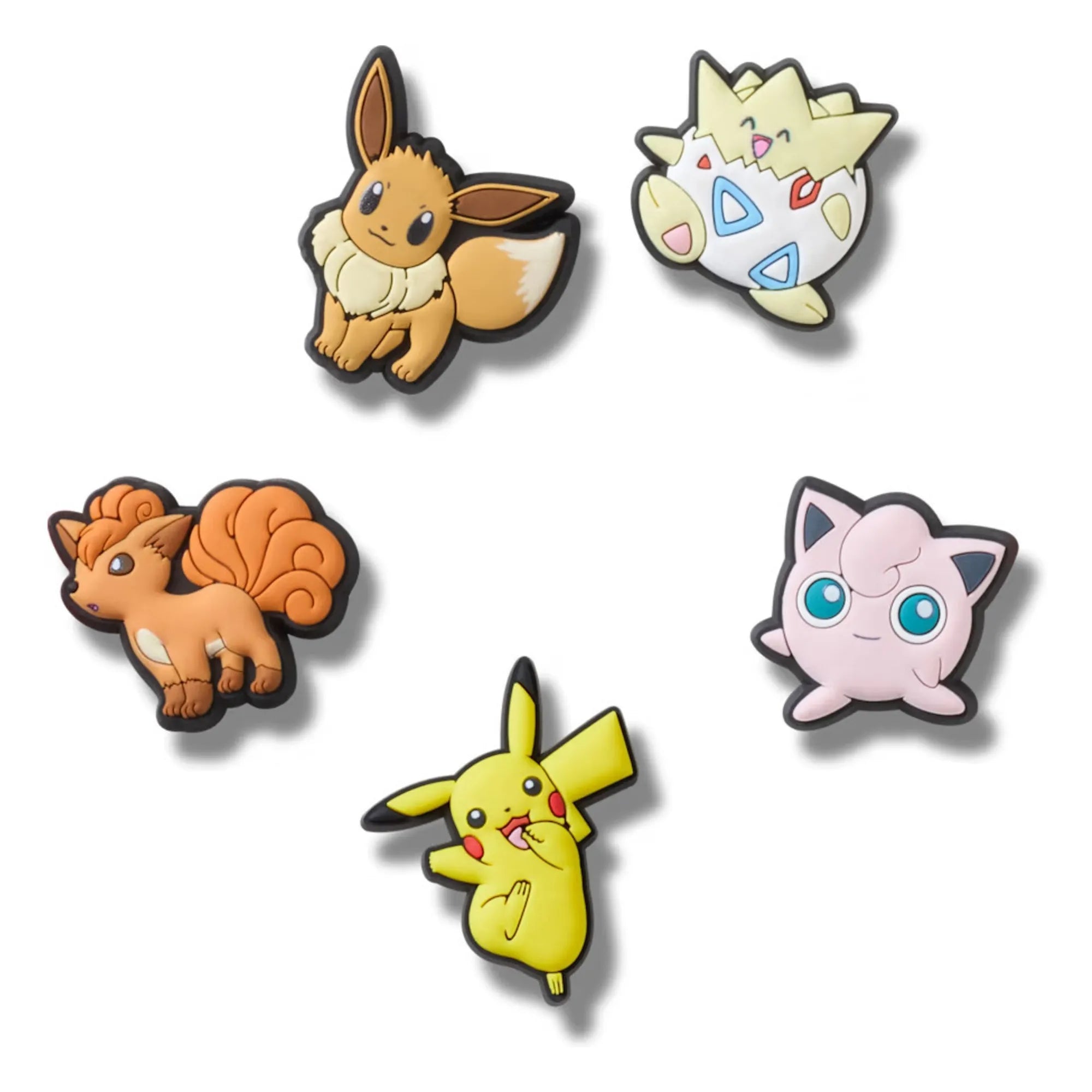 Crocs - Juego de 5 Jibbitz de Pokémon | Amarillo