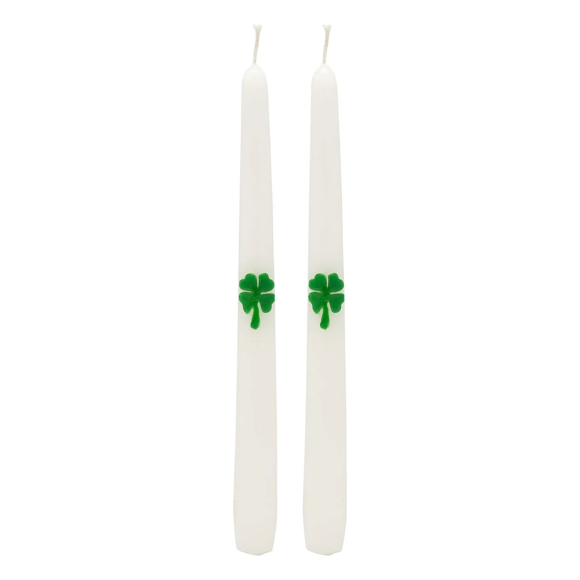 Anna + Nina - Velas Shamrock - Juego de 2 | Verde
