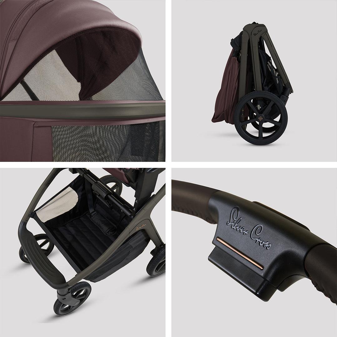 Silver Cross Cove Ultimate 360 Bundle-Travel Systems-Champagne- | Natural Baby Shower