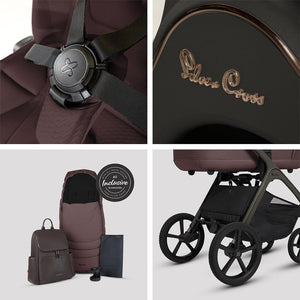 Silver Cross Cove Pushchair Accessory Bundle - Damson-Strollers-Damson- | Natural Baby Shower