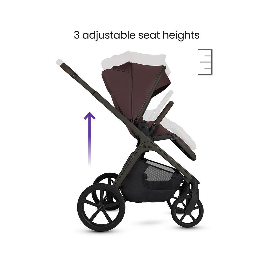 Silver Cross Cove Pushchair Accessory Bundle - Damson-Strollers-Damson- | Natural Baby Shower