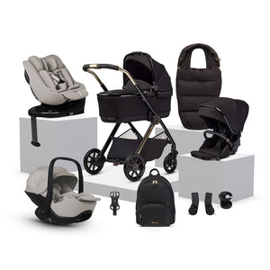 Silver Cross Reef 2 SPECIAL EDITION Ultimate Family 360 Bundle-Travel Systems-Espresso-Natural Taupe | Natural Baby Shower