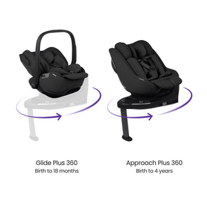 Silver Cross Reef 2 SPECIAL EDITION Ultimate Family 360 Bundle-Travel Systems-Frappe-Iconic Black | Natural Baby Shower