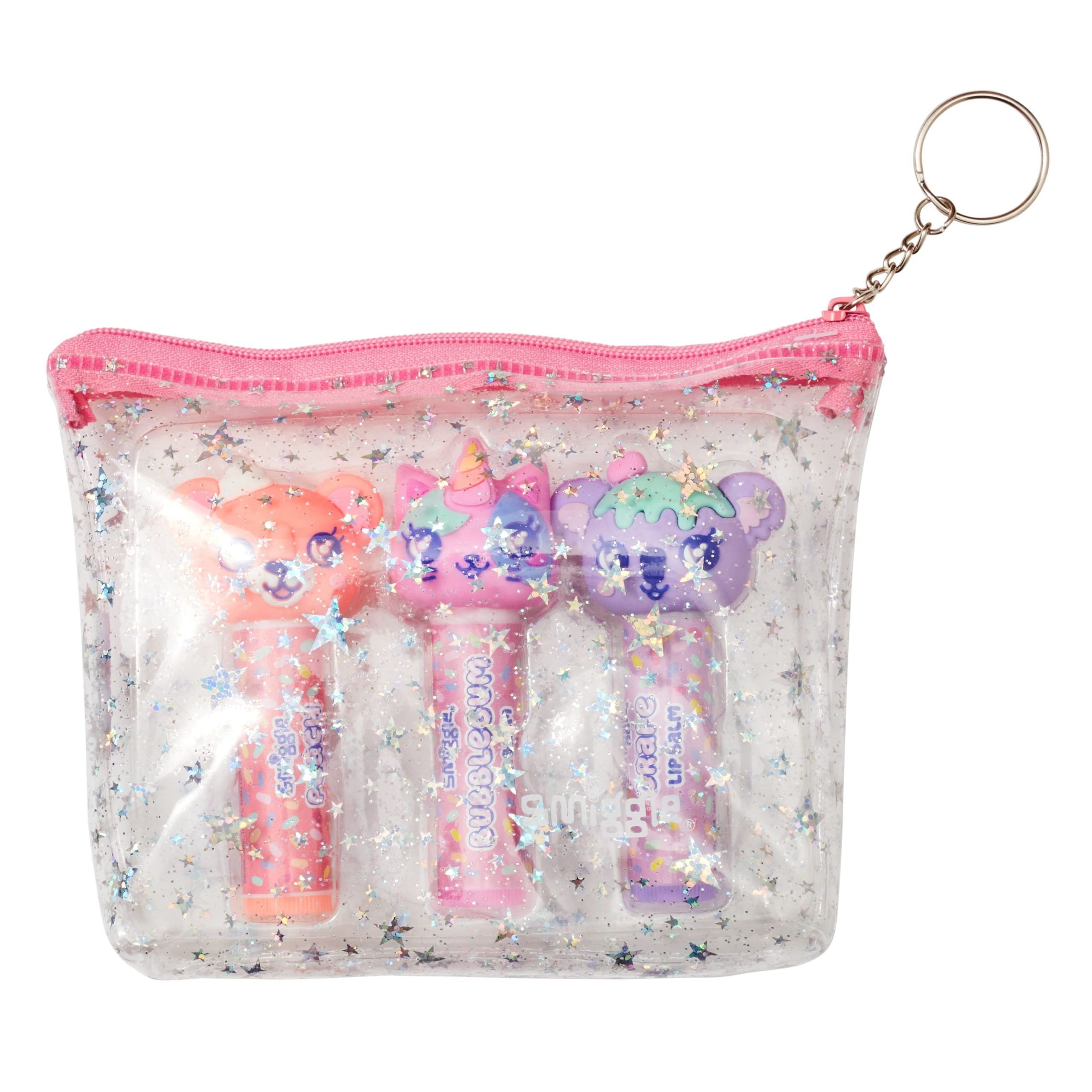 Smiggle - Bálsamo labial infantil de 3 piezas para regalo
