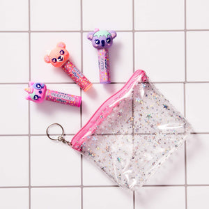 Smiggle - Bálsamo labial infantil de 3 piezas para regalo