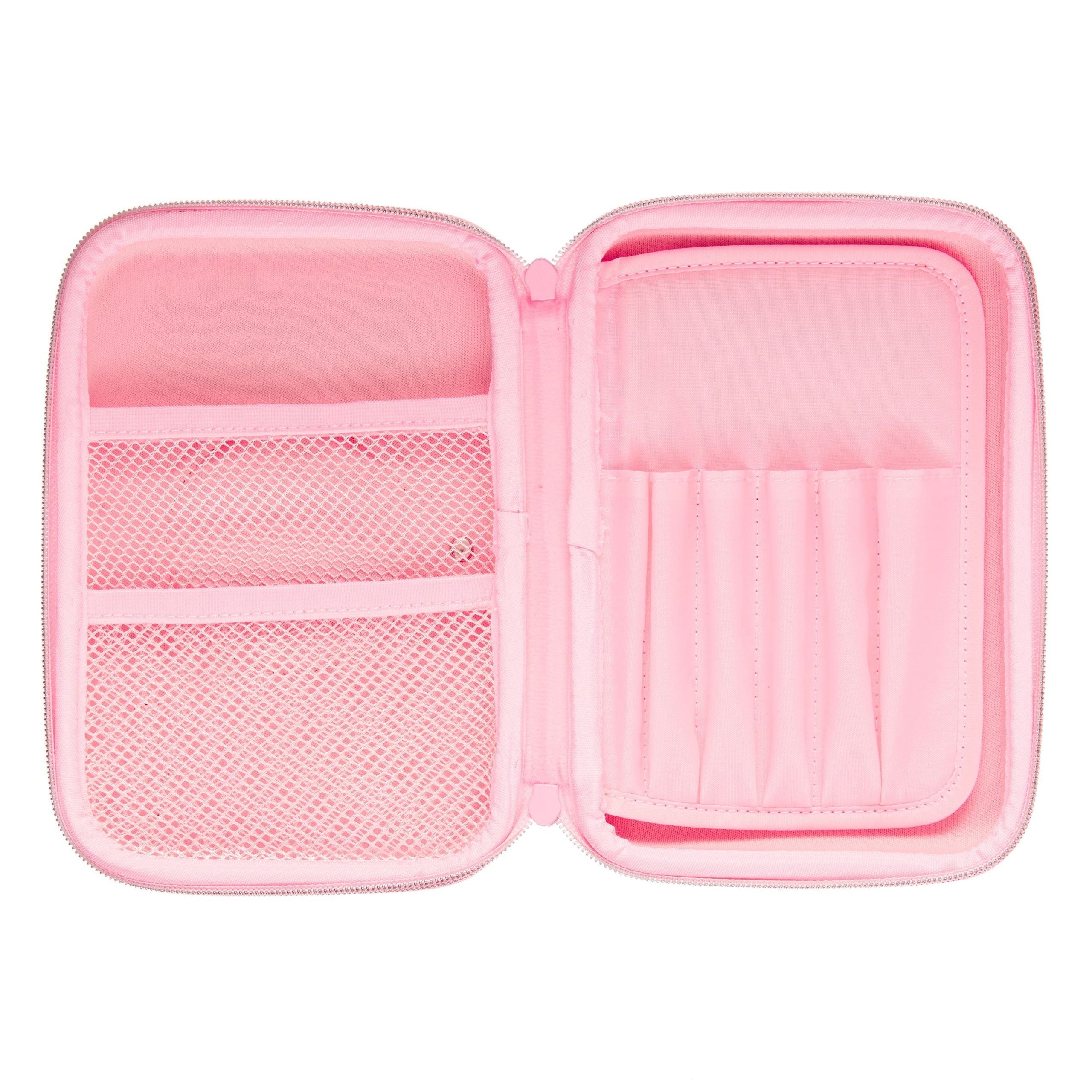 Smiggle - Estuche rígido 3D con espejo Glitz en relieve