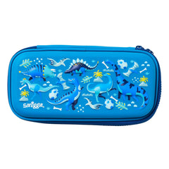 Smiggle - Estuche rígido 3D en relieve azul pequeño
