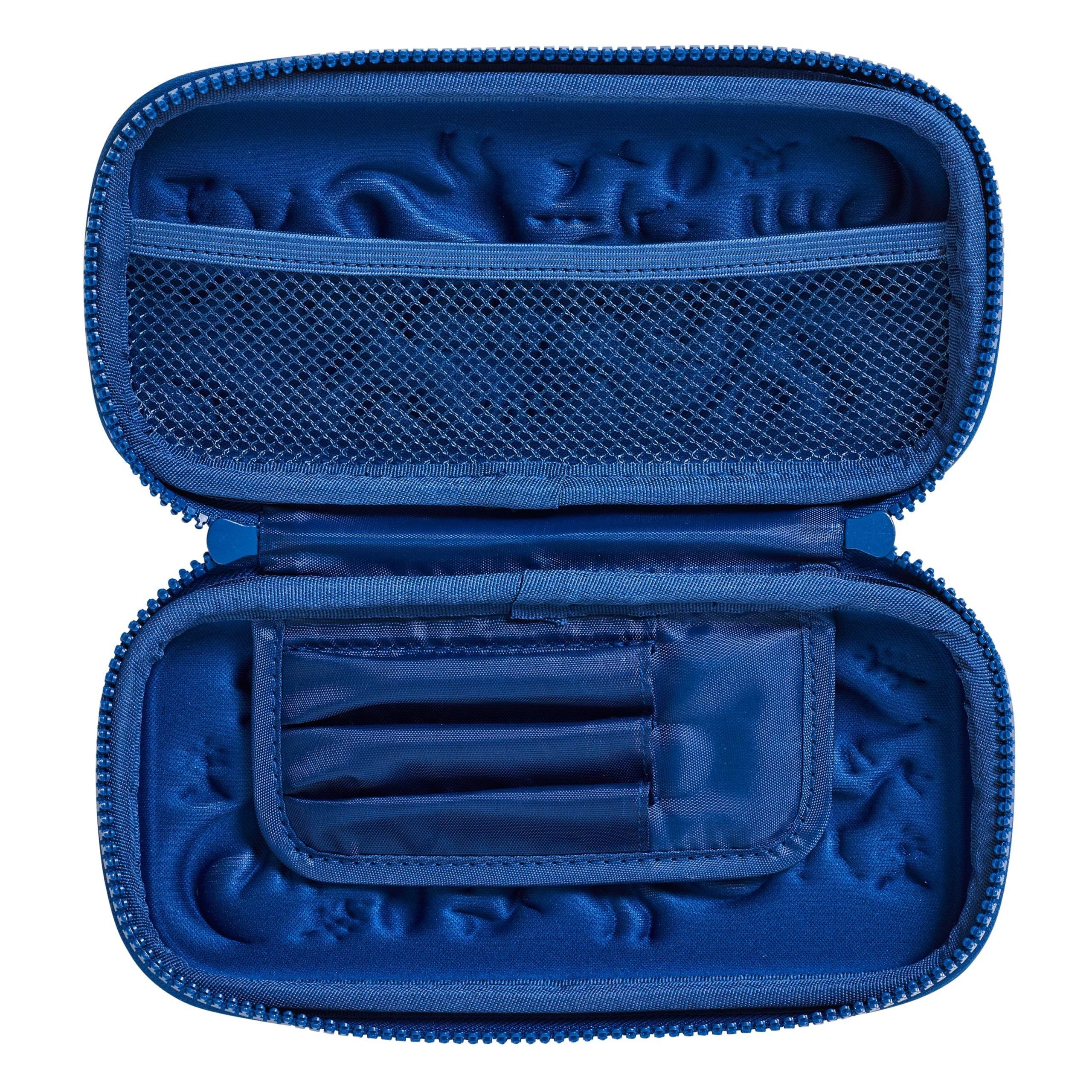 Smiggle - Estuche rígido 3D en relieve azul pequeño