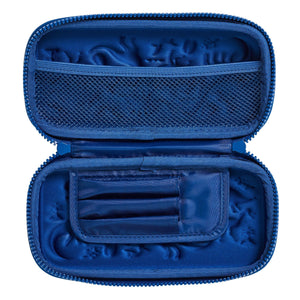 Smiggle - Estuche rígido 3D en relieve azul pequeño