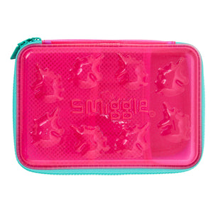 Smiggle - Estuche rígido 3D en relieve rosa