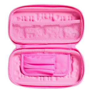 Smiggle - Estuche rígido 3D en relieve amarillo pequeño