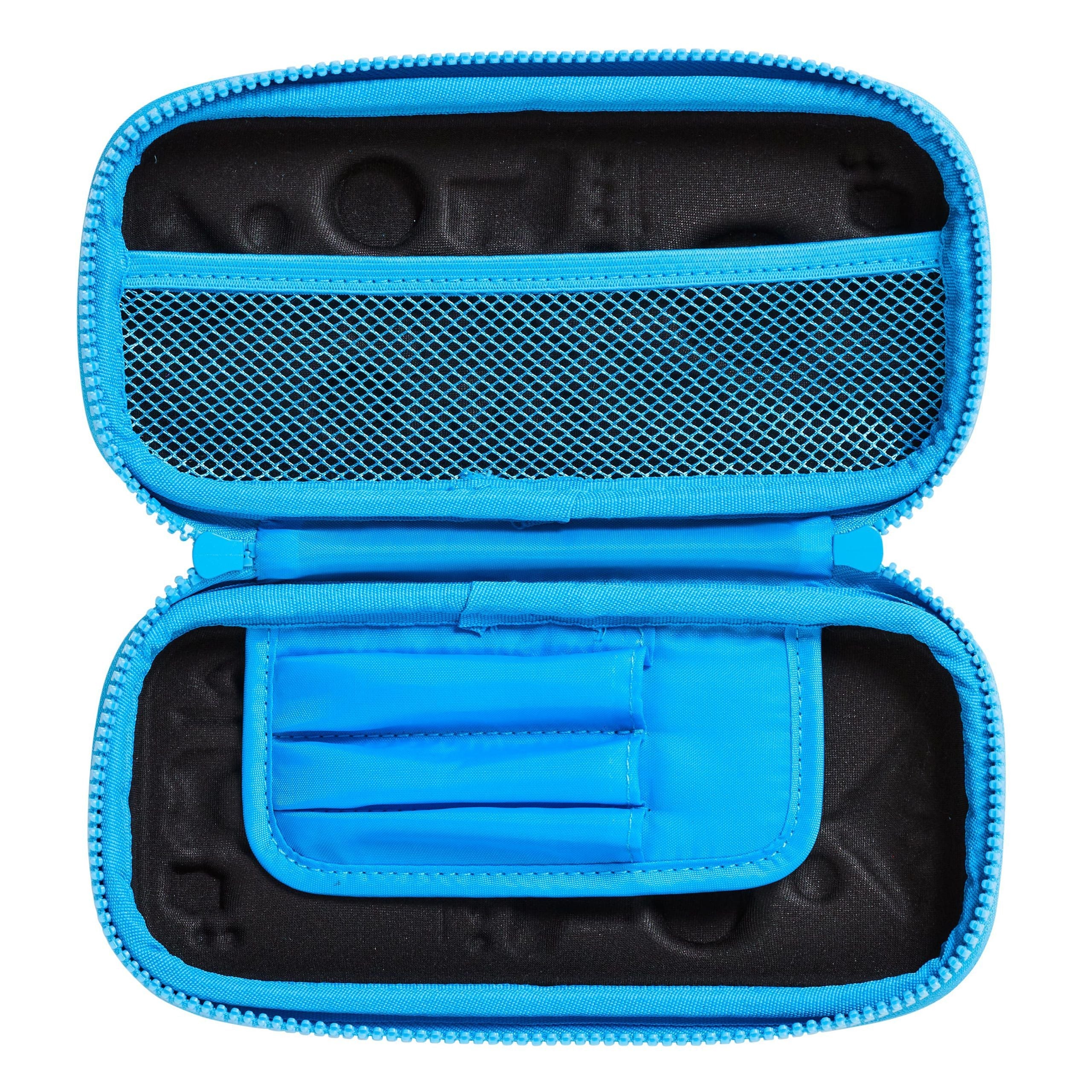 Estuche pequeño de tapa dura con relieve 3D Smiggle - Negro