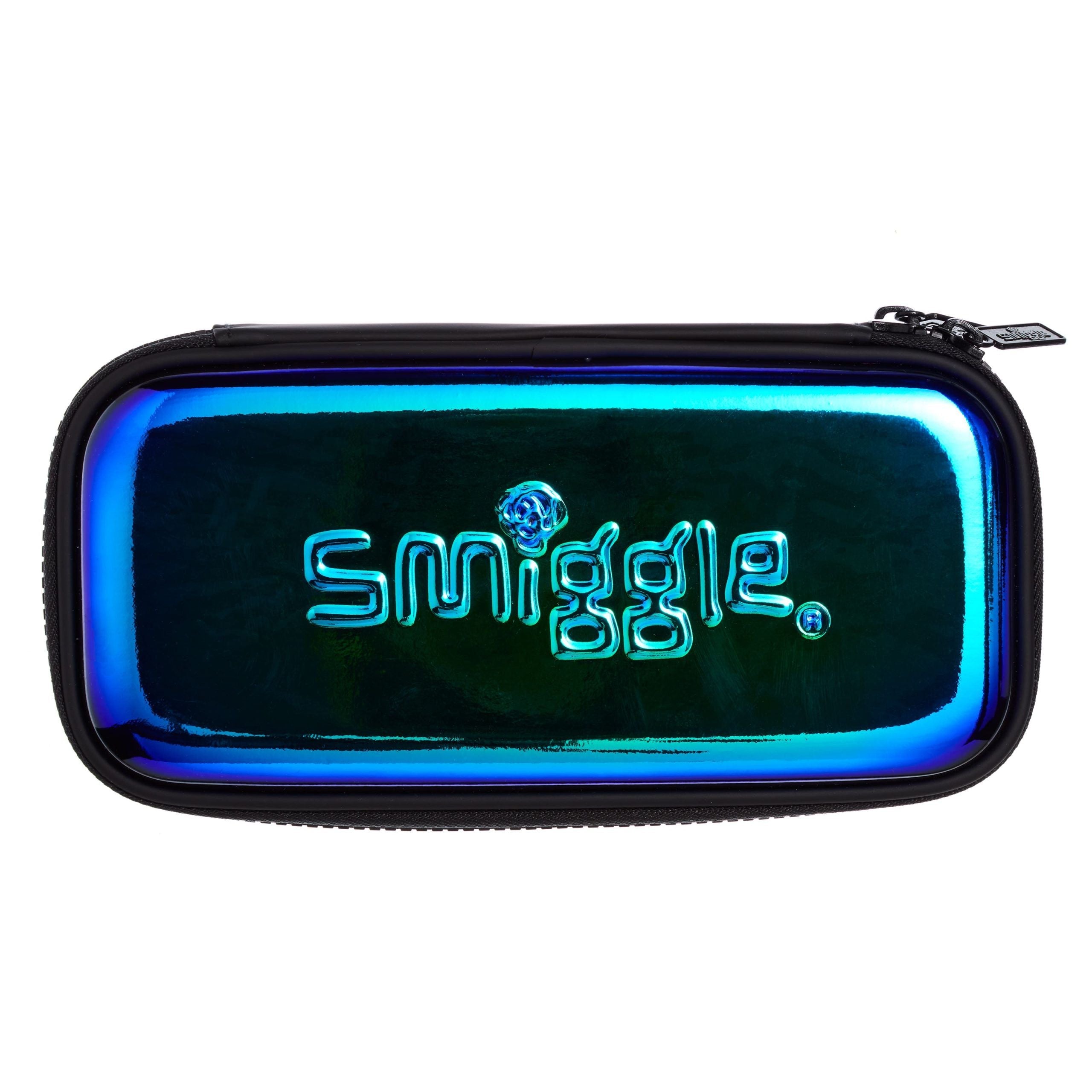 Smiggle - Estuche rígido 3D en relieve Spesh Negro