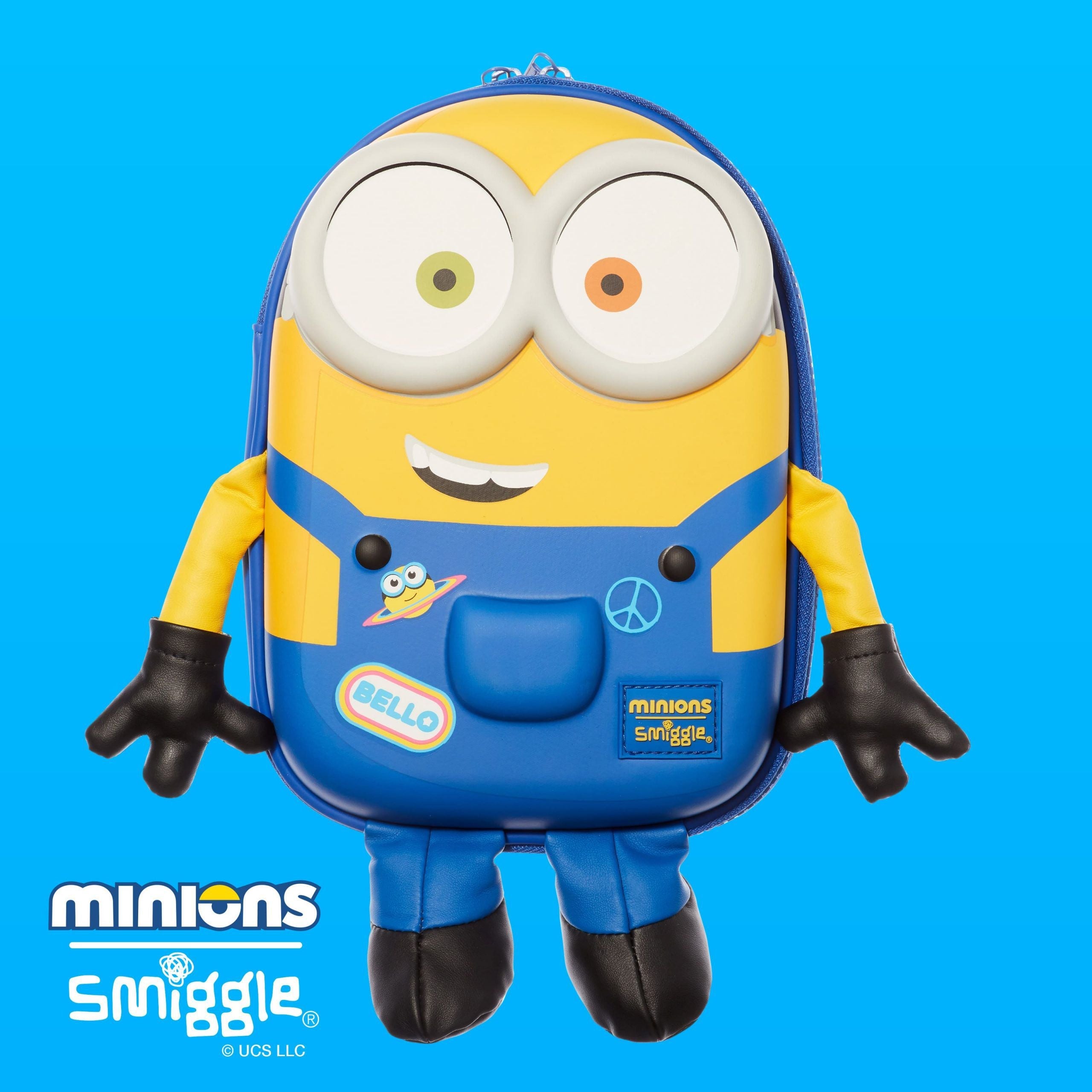 Smiggle - Estuche rígido 3D Minions en relieve