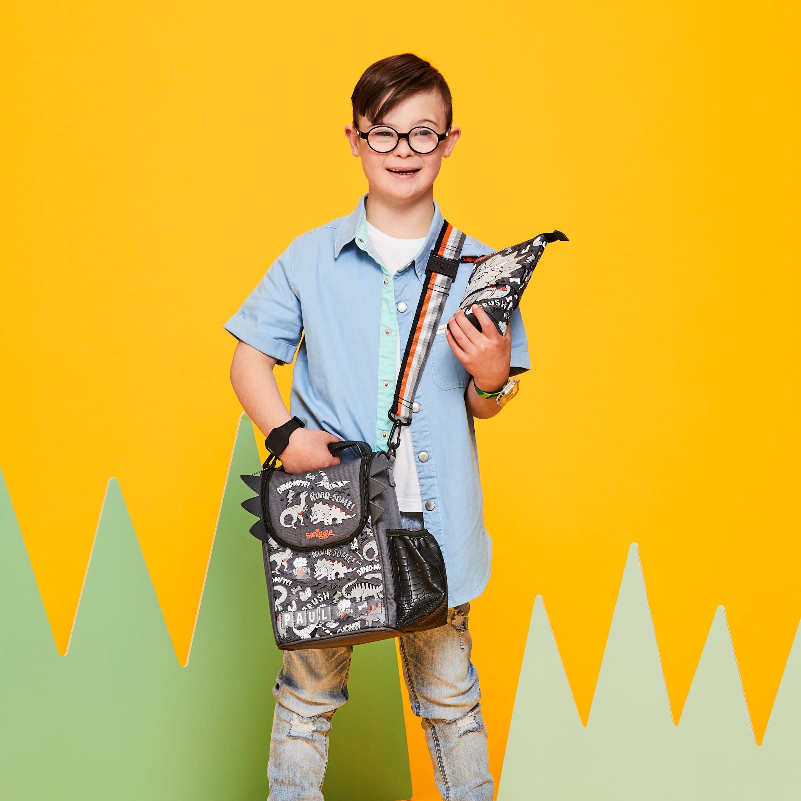 Smiggle - Paquete de la hora de la comida Junior Animalia
