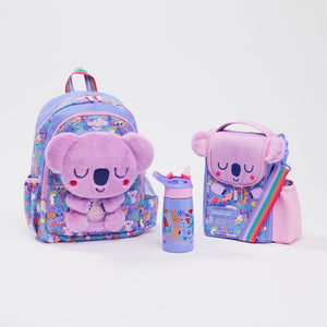 Smiggle - Set de mochila, botella de agua y fiambrera Animalia Junior