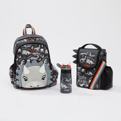 Smiggle - Set de mochila, botella de agua y fiambrera Animalia Junior