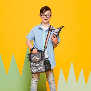 Smiggle - Set de mochila, botella de agua y fiambrera Animalia Junior