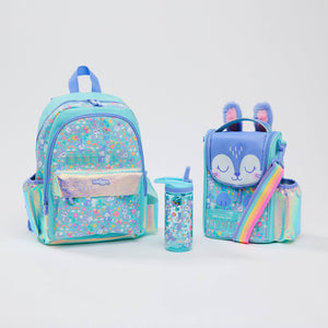 Smiggle - Set de mochila Animalia Junior con etiqueta de nombre