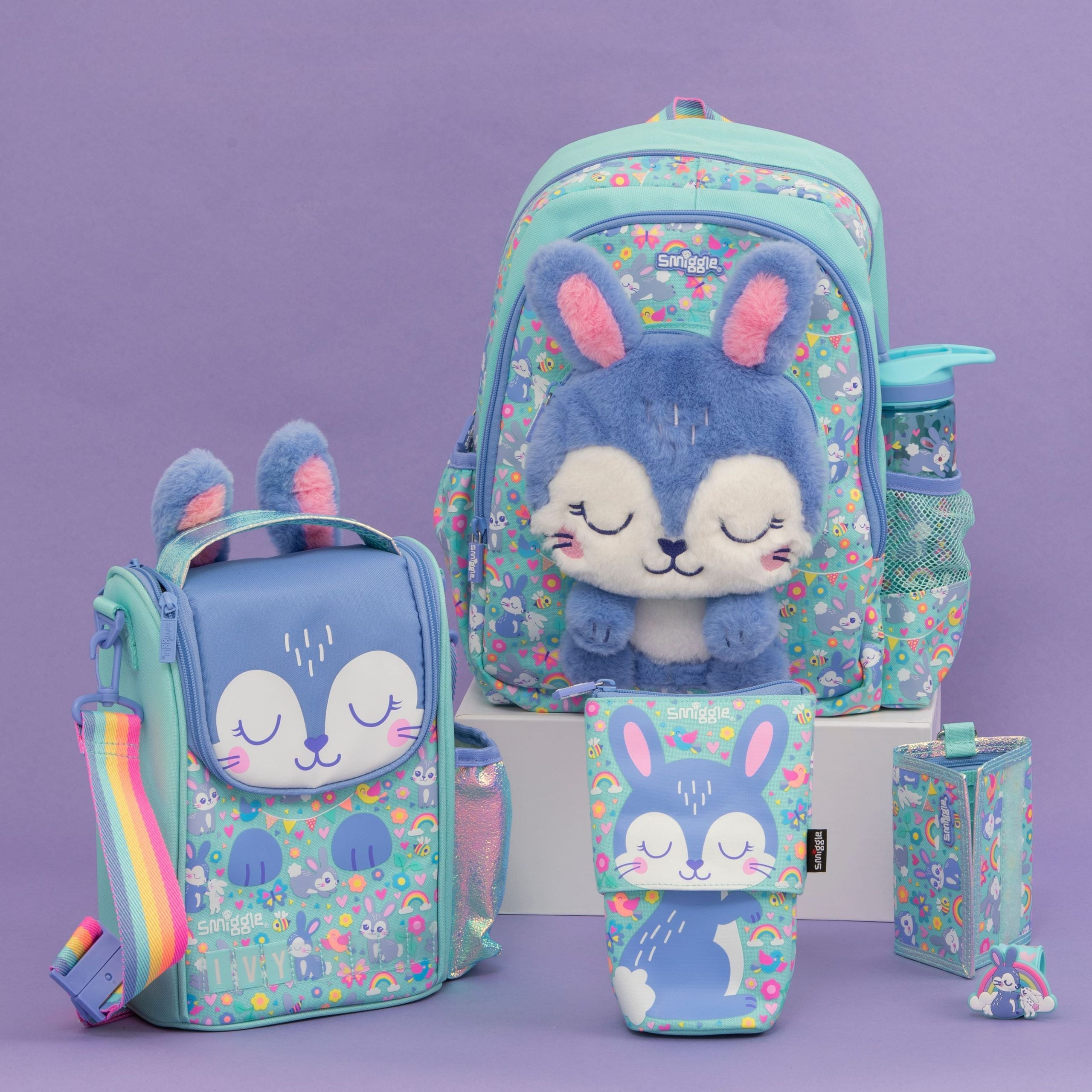 Smiggle - Estuche y soporte para lápices Animalia
