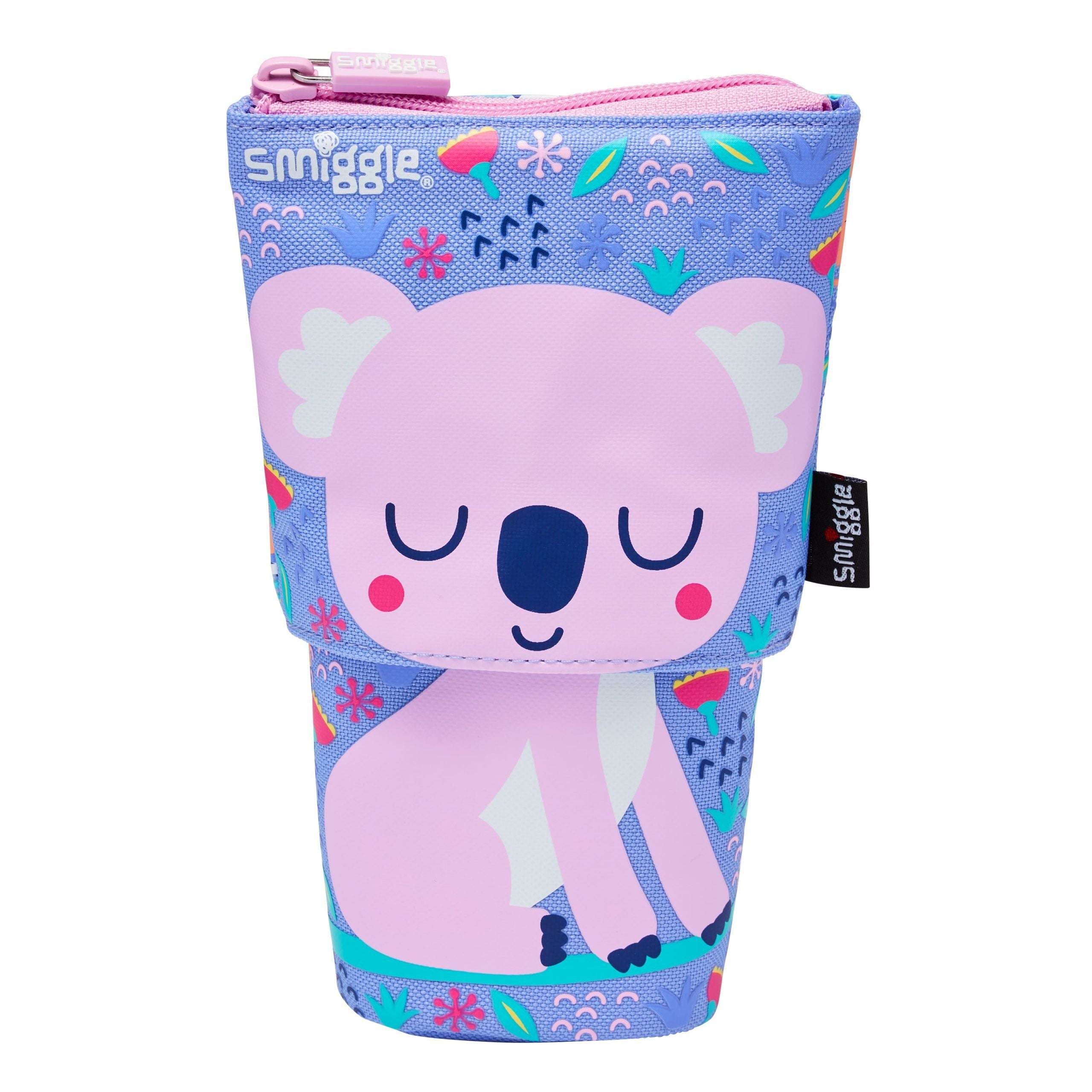 Smiggle - Estuche y soporte para lápices Animalia